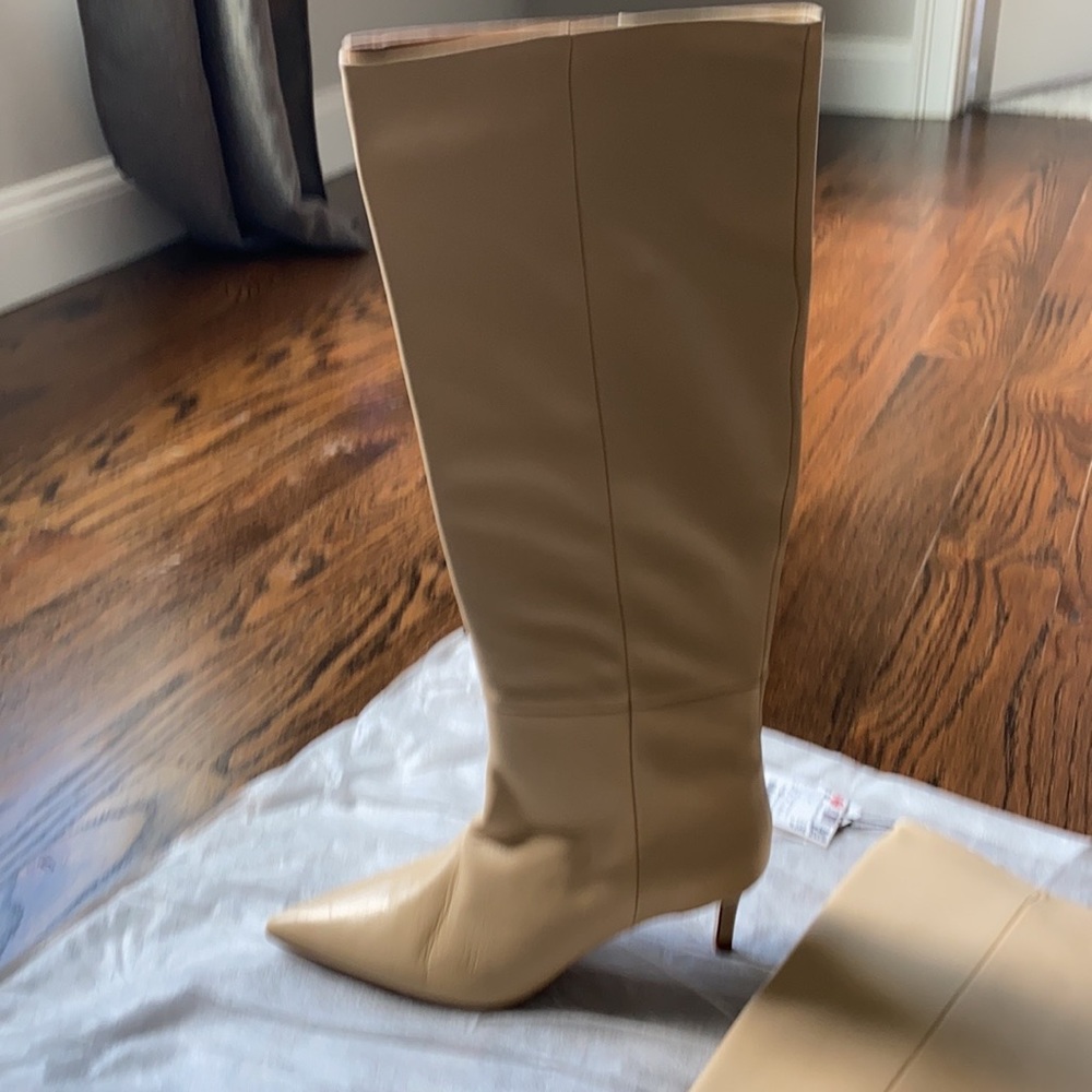 ✌🏽💟 HP 💟✌🏽𝗡𝗪𝗧 𝗭𝗮𝗿𝗮 • Leather Knee-High Boots - Picture 17 of 17